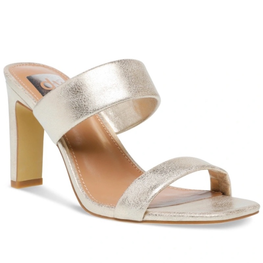 Dolce Vita Selsta Strappy Heels- Soft Gold, Size 9✨👡